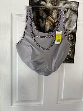 Kohl's Gray Sports Bra. Size 36F